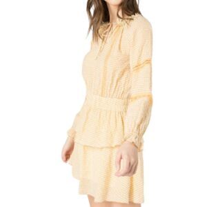 <<3/$30>> Gingham Dress Tiered Fit & Flare Mini  sz S M L JUNIOR fit